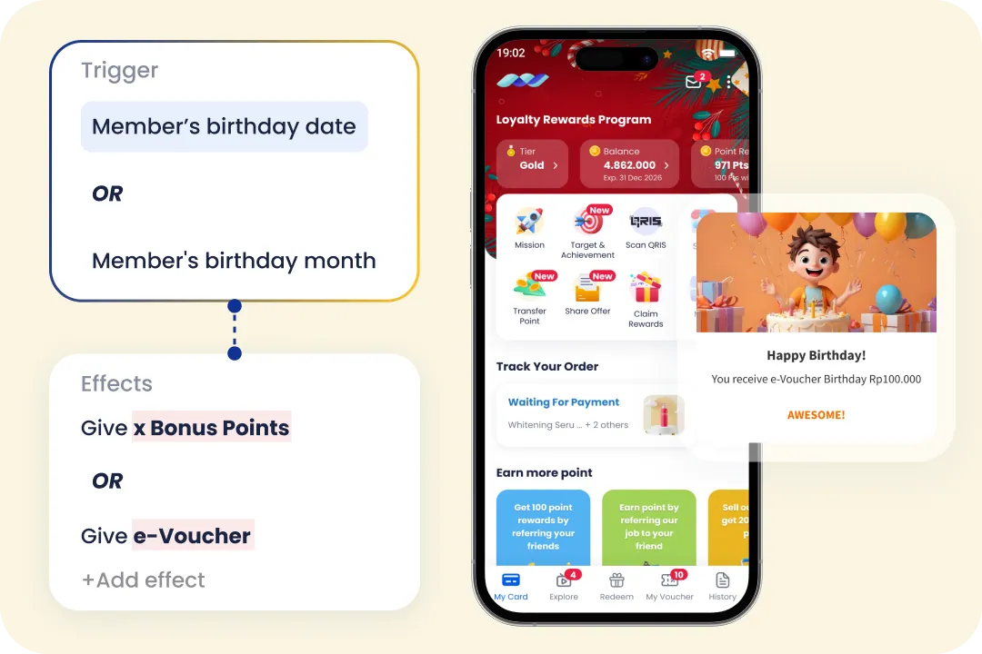 Make Their Special Day Even More Rewarding (Birthday Rewards)