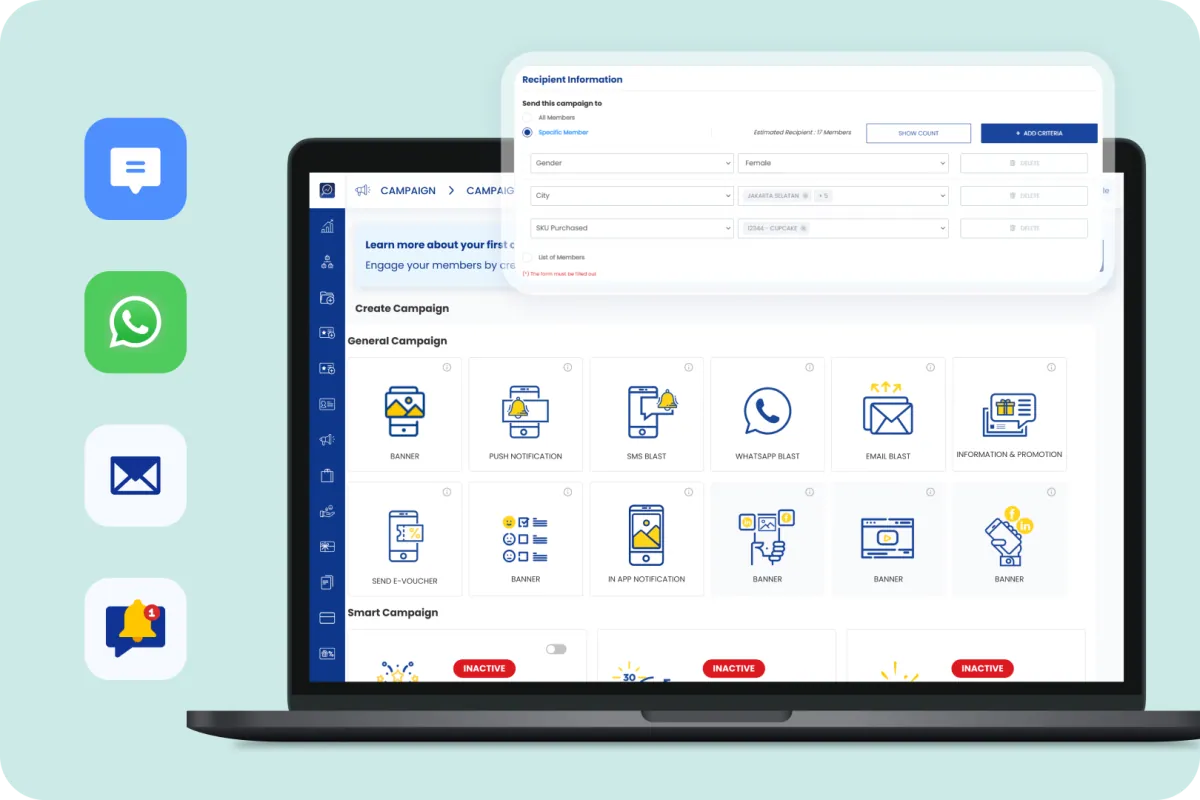 Instant Member Reach with General Campaigns