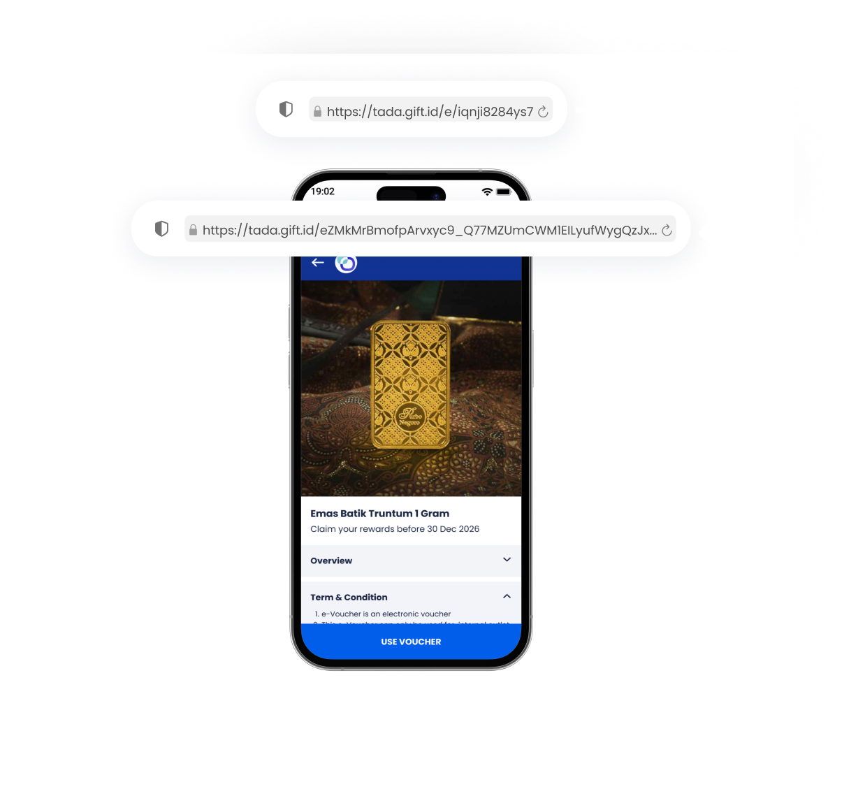 URL Masking dengan Format Acak & Durasi Berlaku Terbatas