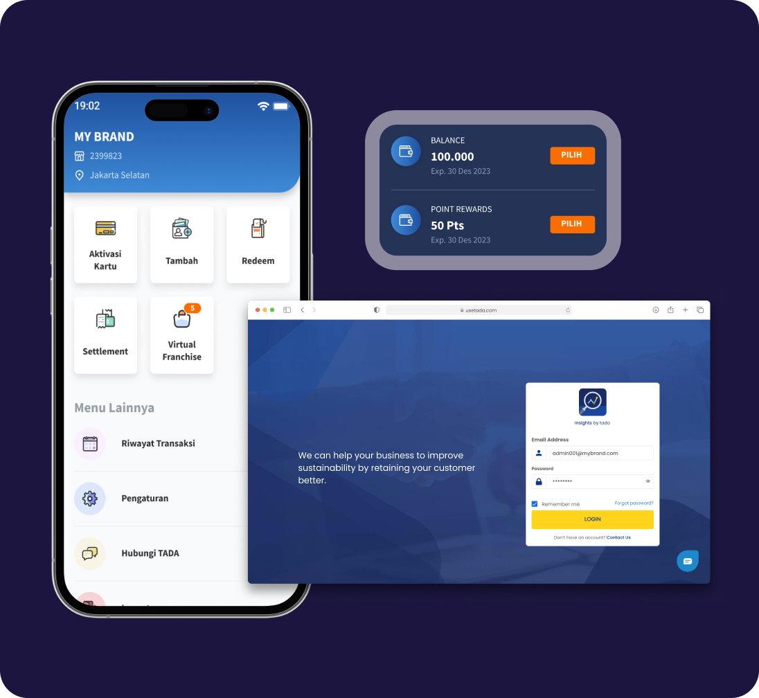 Tada Partner App/Web