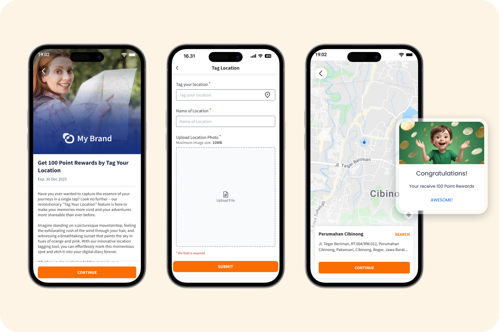 Tag Location: Drive Visits, Reward Engagement